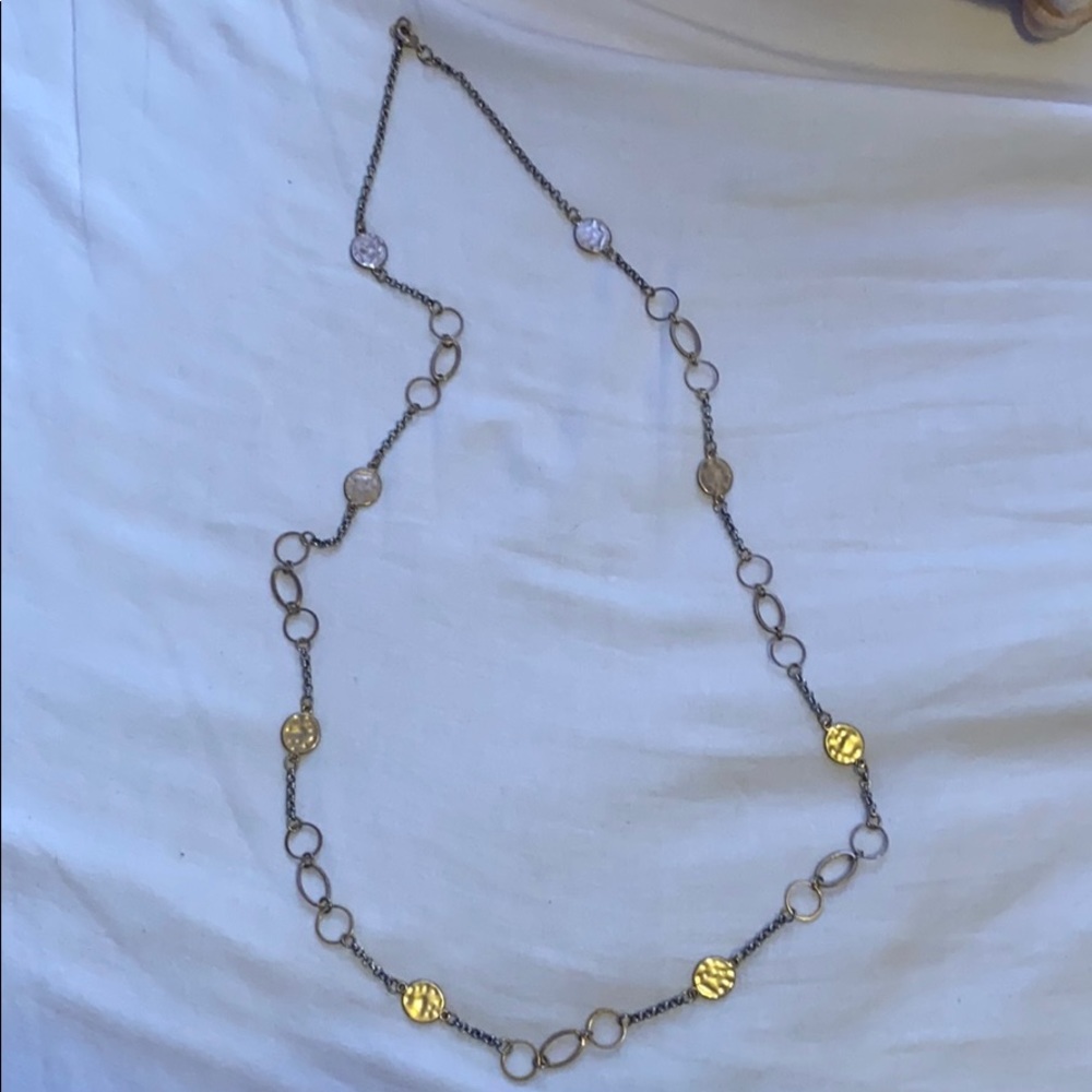 Statement necklace can be worn 2 ways